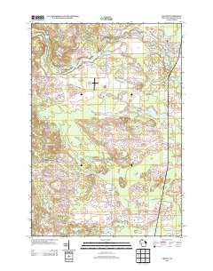 Crivitz 2013 topographic map thumbnail