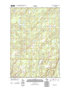 Dairyland 2013 topographic map thumbnail