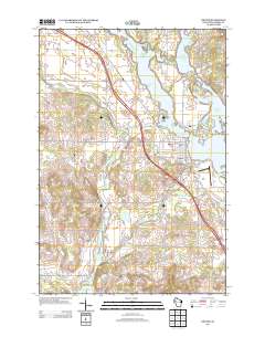 Chetek 2013 topographic map thumbnail