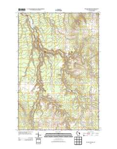 Blaine Creek 2013 topographic map thumbnail