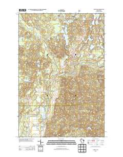 Cable 2013 topographic map thumbnail