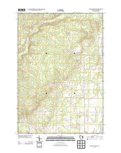 Becky Creek 2013 topographic map thumbnail