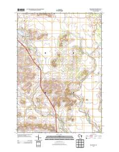 Bloomer 2013 topographic map thumbnail