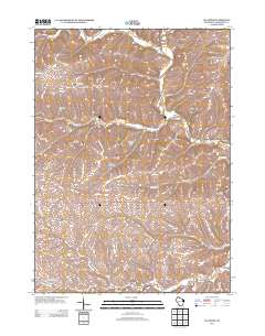Calamine 2013 topographic map thumbnail