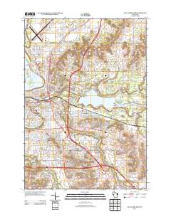 Eau Claire East 2013 topographic map thumbnail