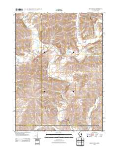 Browntown 2013 topographic map thumbnail