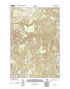 Frog Lake 2013 topographic map thumbnail