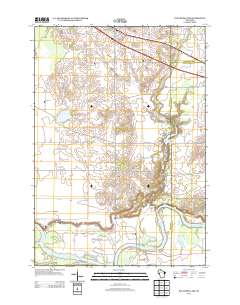 Elk Creek Lake 2013 topographic map thumbnail