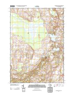 Elkhart Lake 2013 topographic map thumbnail