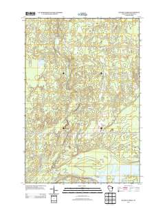 Buckety Creek 2013 topographic map thumbnail