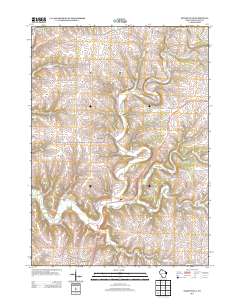 Dickeyville 2013 topographic map thumbnail