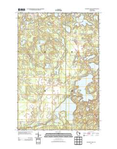 Ellison Lake 2013 topographic map thumbnail