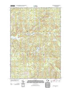 Bucks Lake 2013 topographic map thumbnail