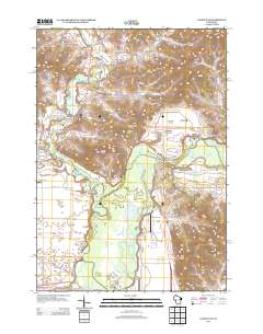 Galesville 2013 topographic map thumbnail