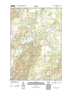 Fireside Lakes 2013 topographic map thumbnail