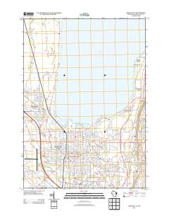Fond du Lac 2013 topographic map thumbnail
