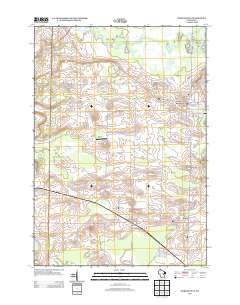 Hortonville 2013 topographic map thumbnail