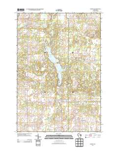 Huron 2013 topographic map thumbnail