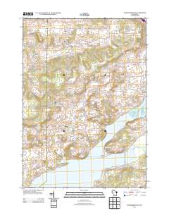 Durwards Glen 2013 topographic map thumbnail