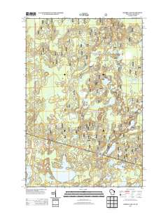 Harris Lake 2013 topographic map thumbnail