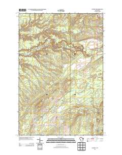 Gurney 2013 topographic map thumbnail