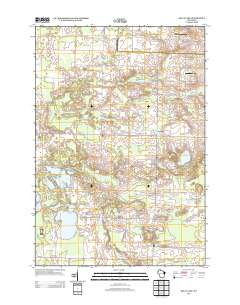 Kelly Lake 2013 topographic map thumbnail
