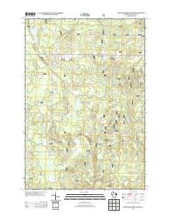 Jump River Fire Tower 2013 topographic map thumbnail