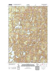 Hart Lake 2013 topographic map thumbnail