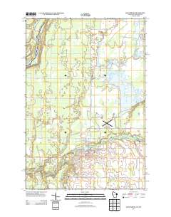 Grantsburg 2013 topographic map thumbnail
