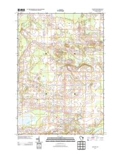 Gillett 2013 topographic map thumbnail
