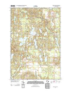 Dunn Lake 2013 topographic map thumbnail