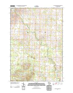 Lake Manakiki 2013 topographic map thumbnail