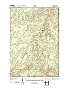 Ingram NE 2013 topographic map thumbnail