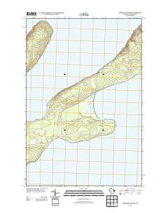 Madeline Island 2013 topographic map thumbnail