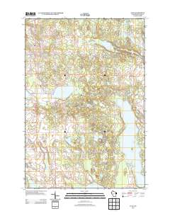 Luck 2013 topographic map thumbnail