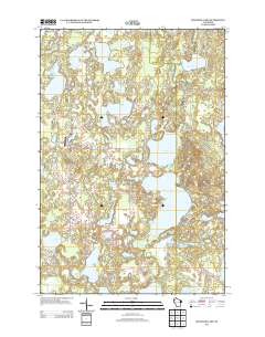 McKenzie Lake 2013 topographic map thumbnail
