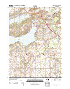 Lake Geneva 2013 topographic map thumbnail