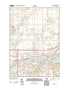 Kaukauna 2013 topographic map thumbnail