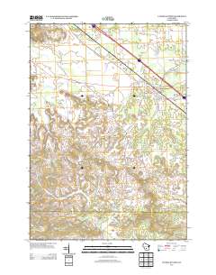 Lyndon Station 2013 topographic map thumbnail