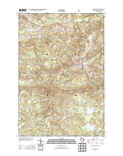 Mellen 2013 topographic map thumbnail