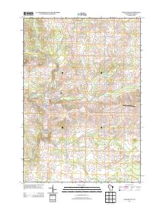 Neillsville 2013 topographic map thumbnail