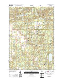 Langlade 2013 topographic map thumbnail