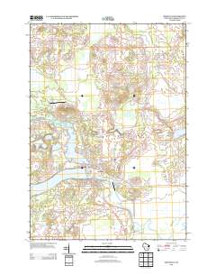 Montello 2013 topographic map thumbnail