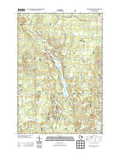 Mondeaux Dam 2013 topographic map thumbnail