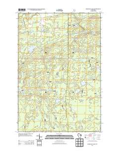 Marengo Lake 2013 topographic map thumbnail