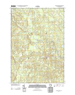 Natzke Camp 2013 topographic map thumbnail