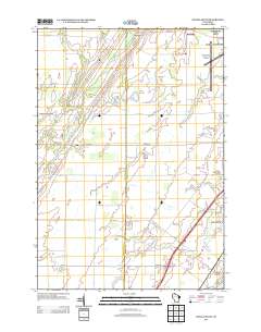 Oneida South 2013 topographic map thumbnail