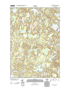 Mercer Lake 2013 topographic map thumbnail
