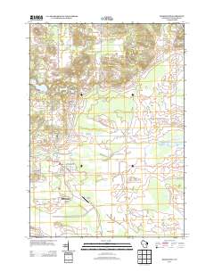 Redgranite 2013 topographic map thumbnail