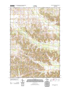 Ridgeland NE 2013 topographic map thumbnail